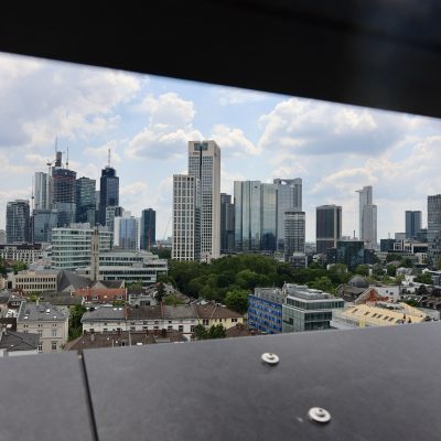 Ausblick von oben - Westend Tower Frankfurt