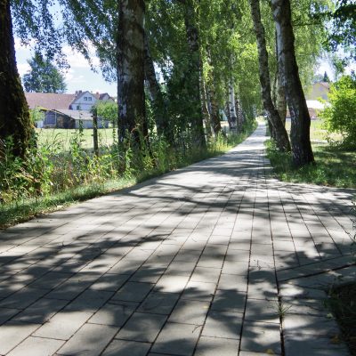 Straße der Ehe - Fußweg gepflastert in Herbstein